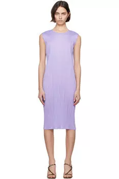 Платье миди Purple Monthly Colors April PLEATS PLEASE ISSEY MIYAKE