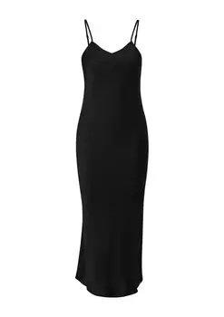 Платье миди QS Dress, черный