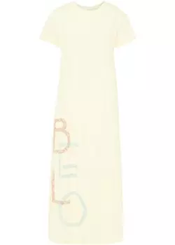 Платье миди Rainbow, желтый