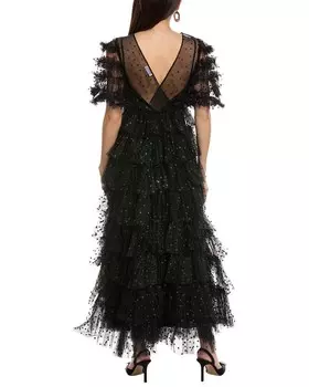 Платье миди RED Valentino, черный