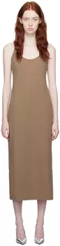 Платье миди Reformation Taupe Edmund