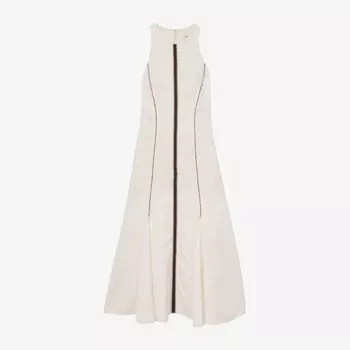 Платье миди Reiss Inaya из смесового льна, черный