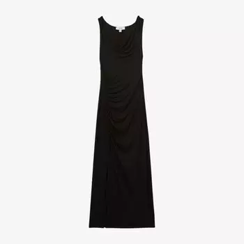Платье миди Reiss Paige из стрейч-джерси облегающего силуэта, черный