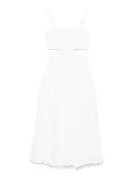 Платье миди Rhiannon ZIMMERMANN, нейтральный