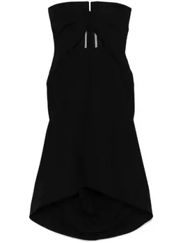 Платье миди Rick Owens Amphora Prong, черный