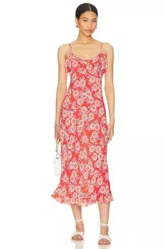 Платье миди ROLLA'S X Revolve Shelley Rambling, цвет Blood Orange