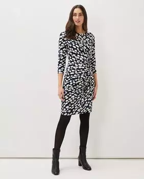 Платье миди с абстрактным принтом Phase Eight, мультиколор