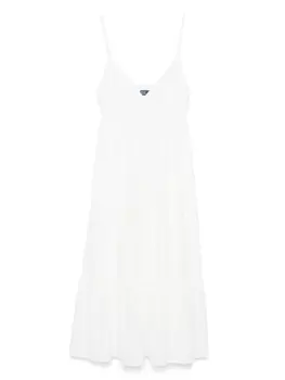 Платье миди с английской вышивкой Polo Ralph Lauren, белый