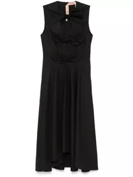 Платье миди с бантами N21, черный