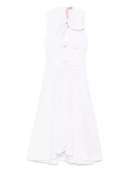 Платье миди с бантом N21, белый