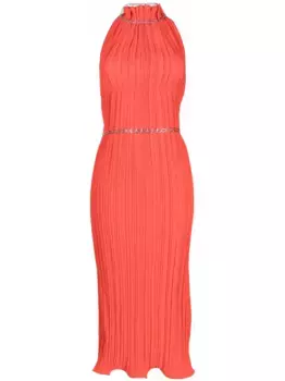 Платье миди с цепочкой Dion Lee, красный