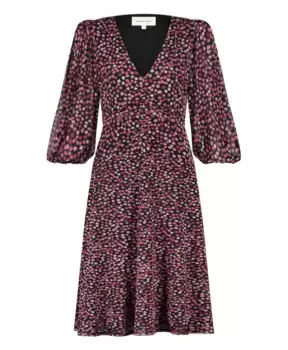 Платье миди с цветочным узором Fabienne Chapot, розовый