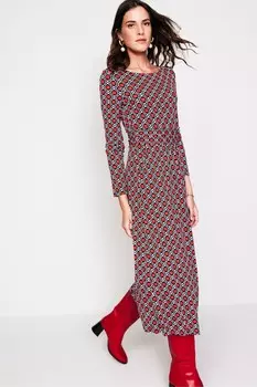 Платье миди с длинными рукавами Amelie Boden, оранжевый