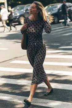 Платье миди с длинными рукавами Amelie Boden, зеленый