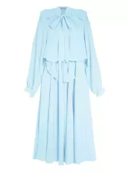 Платье миди с длинными рукавами Dandara Isolda, синий