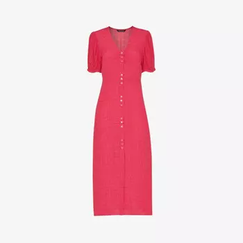 Платье миди с геометрическим узором «Лабиринт» Whistles, мультиколор