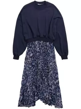 Платье миди с графическим принтом Bimba y Lola, синий