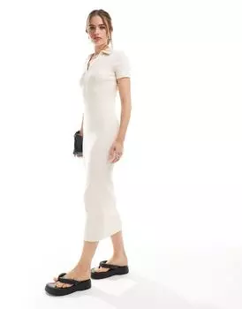 Платье миди с камнями ASOS DESIGN