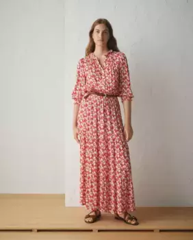 Платье миди с короткими рукавами Lloyd's, красный