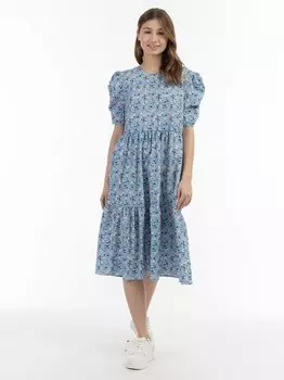 Платье миди с короткими рукавами Mymo, мультиколор