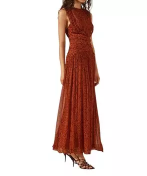 Платье миди с круглым вырезом Atrani Shona Joy