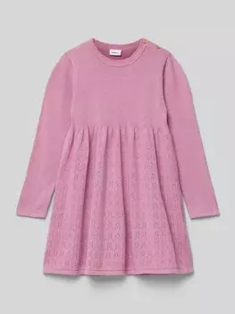 Платье миди с круглым вырезом горловины модель 'OSILLA' Name It, розовый