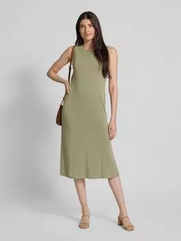 Платье миди с круглым вырезом горловины модель «MODALA» Vila