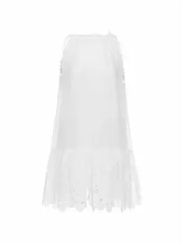 Платье миди с кружевной вышивкой Zimmermann