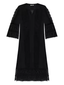 Платье миди с кружевными вставками By Malene Birger, черный