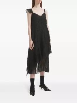 Платье миди с кружевом b+ab, черный