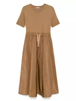 Платье миди с кулиской Herno, коричневый