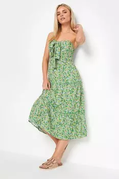 Платье миди с лямкой на шее Pixiegirl Petite, зеленый