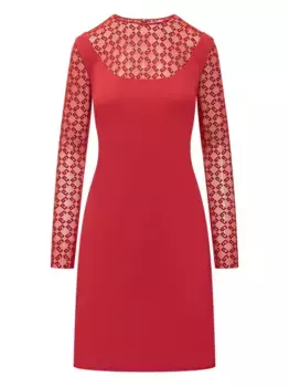 Платье миди с монограммой Givenchy, красный