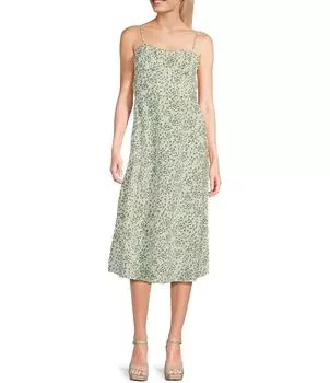 Платье миди с оборками и цветочным принтом Xtraordinary, слоновая кость