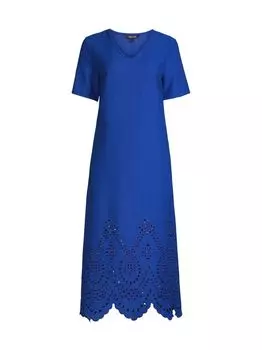 Платье-миди с отделкой люверсами Misook