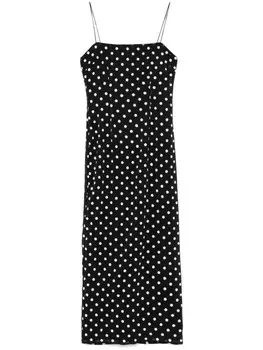 Платье миди с пайетками ROTATE BIRGER CHRISTENSEN, черный