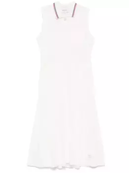 Платье миди с полосками RWB THOM BROWNE, белый