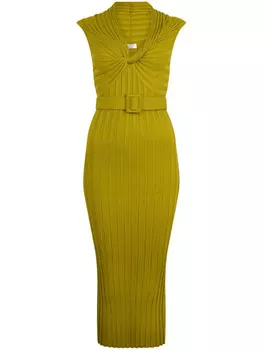 Платье миди с поясом LIU JO, зеленый