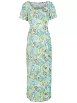 Платье миди с принтом Amir Slama, зеленый