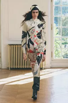 Платье миди с принтом ZARA, разноцветный