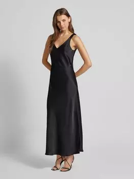 Платье миди с регулируемыми бретелями Neo Noir, черный