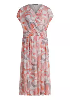 Платье миди с рюшами Betty Barclay, розовый