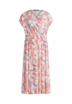 Платье миди с рюшами BETTY BARCLAY, цвет Rose/cream