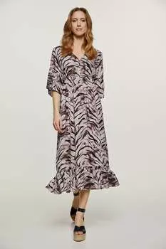 Платье миди с рюшами Conquista, желтый