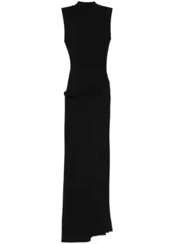 Платье миди с шарфом Aya Muse, черный