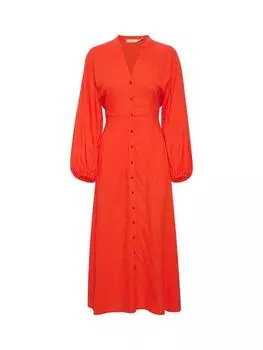 Платье миди с укороченным рукавом pattie InWear, цвет Cherry Tomato