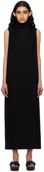 Платье-миди с узлом ISSEY MIYAKE, черный