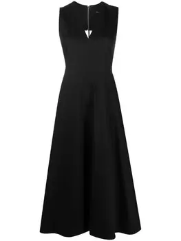 Платье миди с V-образным вырезом Department 5, черный