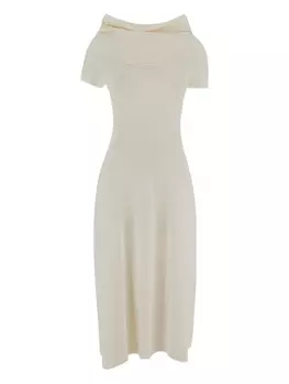 Платье миди с водолазкой Gentry Portofino, нейтральный