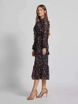 Платье миди с воланами модель 'CHEMERIN' Lauren Ralph Lauren